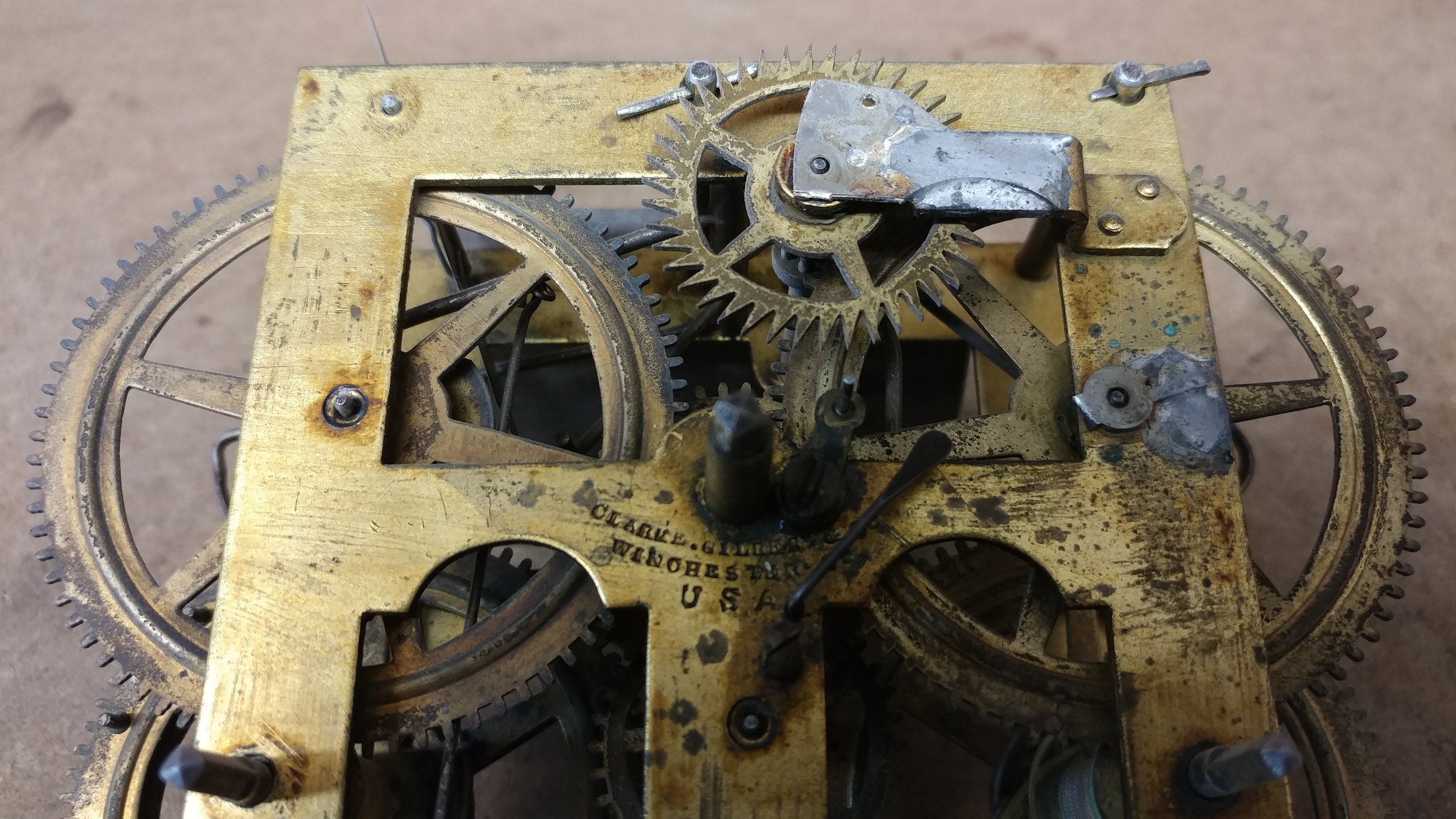 Cleaning a Clock Movement Without Disassembly